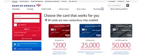 are bank of america credit cards contactless|Bank of America credit cards.